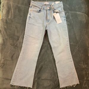Zara crop flare jeans size 8 NWT